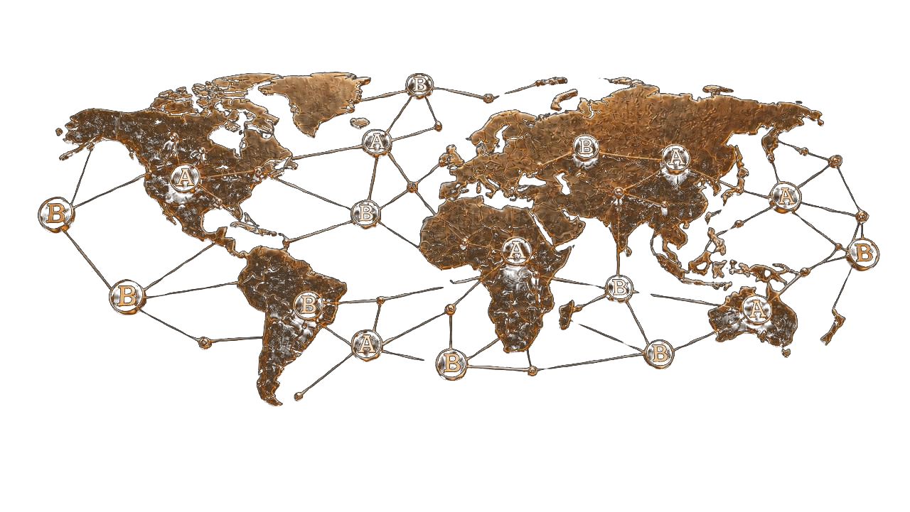 Mapa de la comunidad global de Eje Actoral
